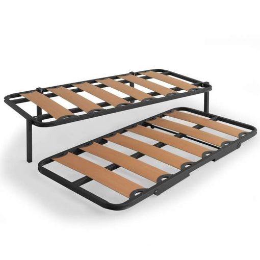 Cama Nido - Somier Superior Con Estructura Reforzada Doble Barra Y 6 Patas  + Somier Inferior Con Patas Plegables Y Ruedas, 105x190 Cm con Ofertas en  Carrefour