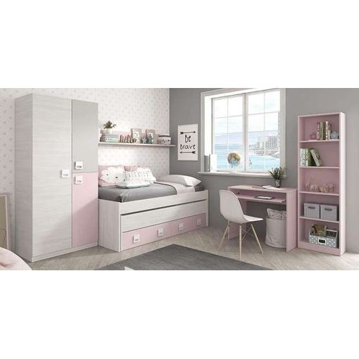 Pack 4 Muebles Auxiliares Para Dormitorio Juvenil En Color Roble con  Ofertas en Carrefour