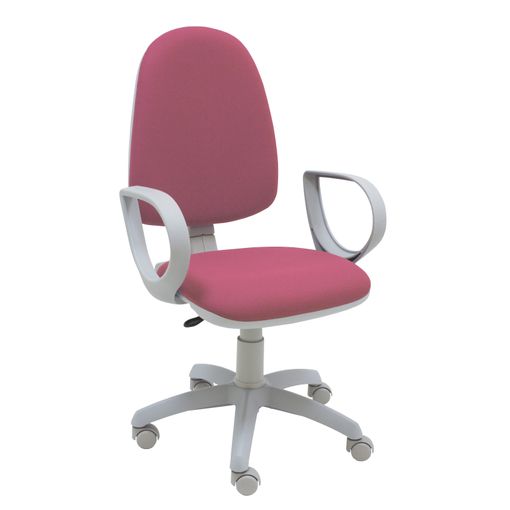 Silla De Escritorio Torino Gris Con Reposabrazos - Tapizado Rosa con  Ofertas en Carrefour