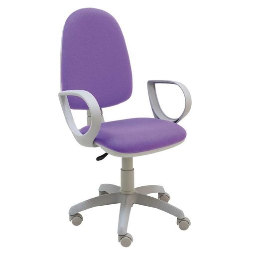 Silla De Escritorio Torino Gris Con Reposabrazos - Tapizado Morado con  Ofertas en Carrefour