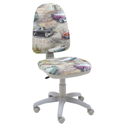 Silla Escritorio Juvenil Vera, Silla Con Asiento Regulable Con Respaldo En  Tejido 3d En Gris con Ofertas en Carrefour