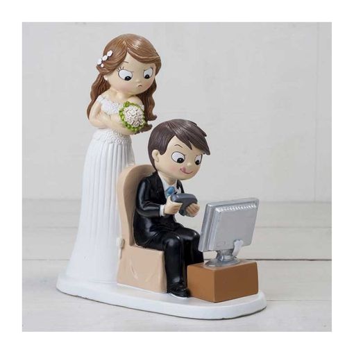 Figura Para Tarta De Bodas Pop And Fun Novios Con Pc con Ofertas en  Carrefour | Las mejores ofertas de Carrefour