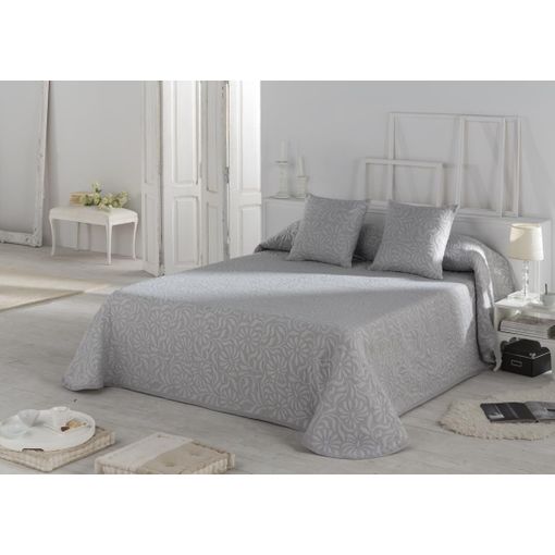 Colcha Lisa + Cojines Acolchada Cama 135 Blanco 235x260cm con Ofertas en  Carrefour