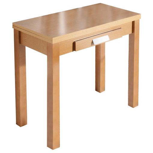 Oferta conjunto de mesa extensible con cajón y sillas de cocina