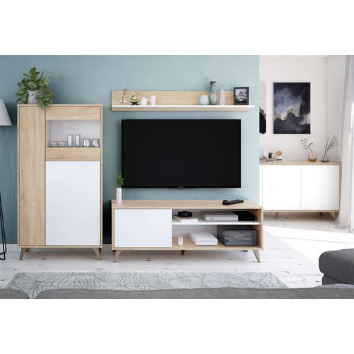 Mueble TV + estante para salón, Muebles televisión