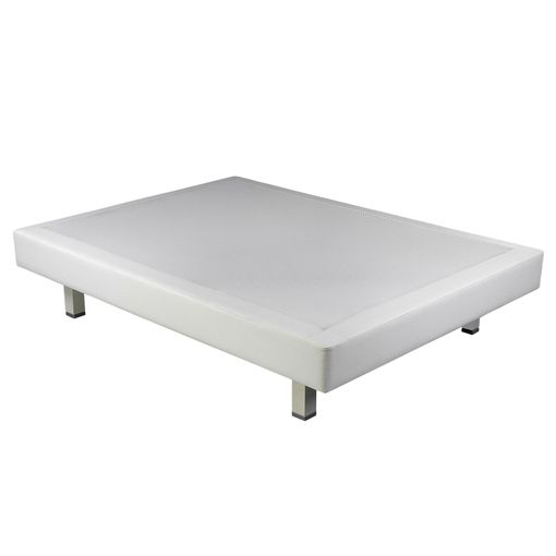 Canape Abatible Descansin, 150 X 190 Cm, Blanco, Patas En Madera De Haya  Maciza, Reforzado, Gran Almacenaje con Ofertas en Carrefour