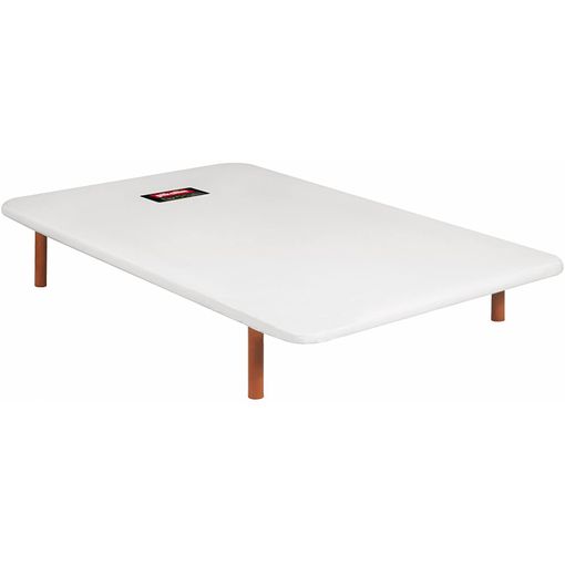 Base Transpirable Pikolin Con Tapizado 3d Color Blanco (135 X 220 Cm)