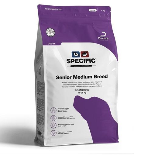 Specific Pienso Para Perros Mayores/baja Actividad Razas Medianas Senior Medium Breed Cgd-m, 24 Kg (2 X 12 Kg)