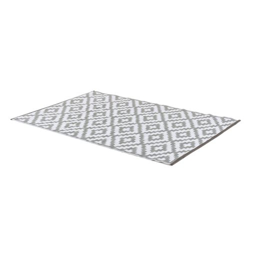 Alfombra De Exterior Rectangular De 120x180 Cm Color Blanco Y Gris,  Impermeable, Reversible, Ecológica, Alfombras Decoración Para Exterior,  Ideal Patio Y Terraza, Salón De Verano Outdoor con Ofertas en Carrefour