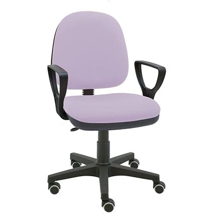 Silla De Escritorio Torino Gris Con Reposabrazos - Tapizado Morado con  Ofertas en Carrefour