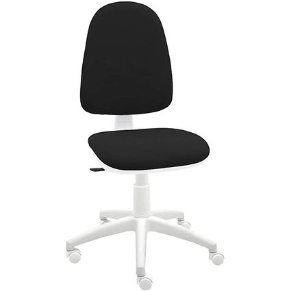 Silla De Escritorio Torino Blanca - Tapizado Negro con Ofertas en Carrefour