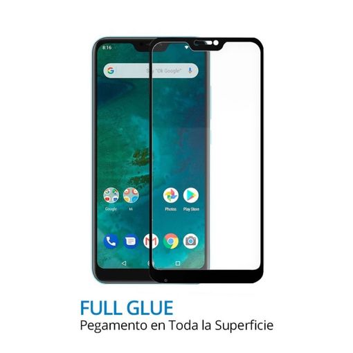 Protector Pantalla Zte Blade A71 (4g) 5d Cristal Completo Full Glue Negro