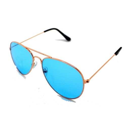 Gafas De Sol Aviador Hombre Mujer Sunglasses Uv400 Espejo Azul