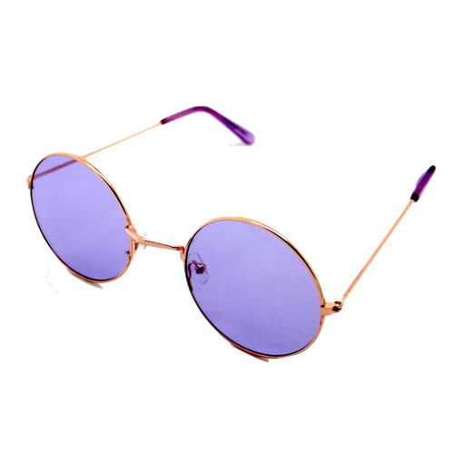 Gafas De Sol Hippie Retro Redondas Hombre Mujer Sunglasses Uv400 Espejo  Morado con Ofertas en Carrefour