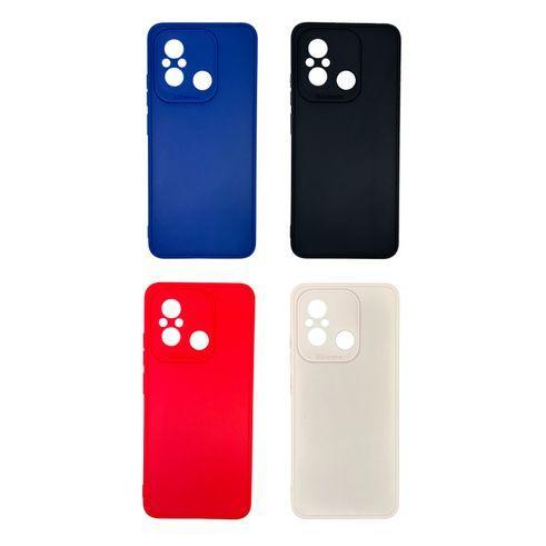 Funda De Gel De Silicona Xiaomi Redmi 12C Transparente Con Protector De  Cámara