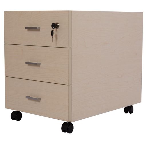  QSJY - Cajonera de escritorio con cerradura, juego de cajones  para empresa, escuela, oficina, centro comercial, hospital (color: gris,  tamaño: 31378) : Productos de Oficina