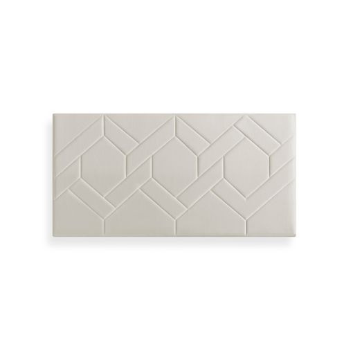 Cabecero Modelo Icon Cama 105 Terciopelo Color Cream