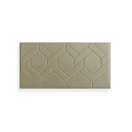 Cabecero Modelo Icon Cama 135 Terciopelo Color Taupé