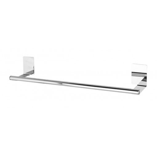 Toallero Adhesivo De 30cm Tubo Cuadrado Inox Cromado Brillo con Ofertas en  Carrefour