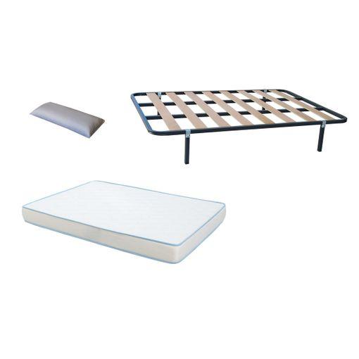 Cama Nido Metálica Reforzada + 2 Colchones Viscoelásticos Memory Fresh,  105x190 con Ofertas en Carrefour