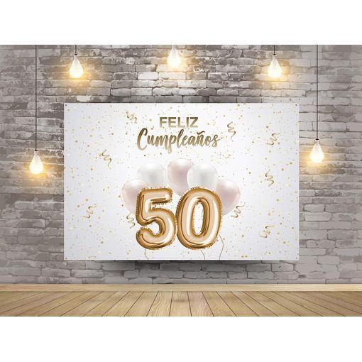 Oedim Feliz 50 Cumpleaños 100 X 100 Cm, Eventos O Celebraciones Puntuales, Ventana Troquelada, Photocall Cartón con Ofertas en Carrefour