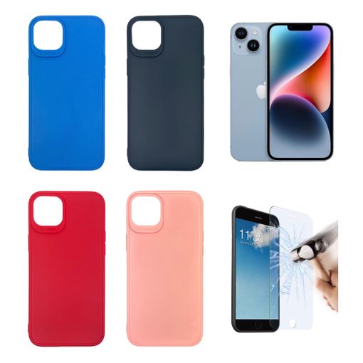 Para iPhone 15 Plus Funda para teléfono con bolsa para tarjeta con