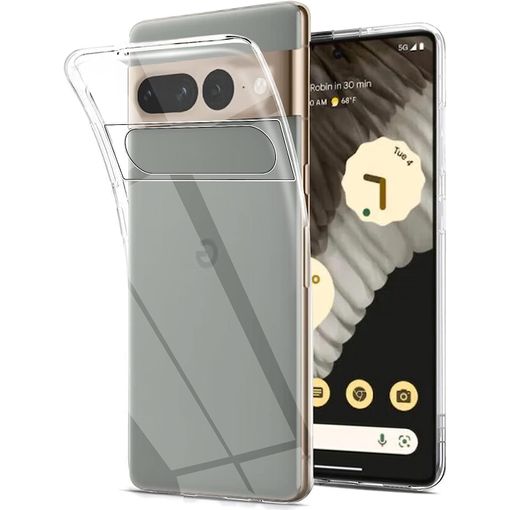 Funda Silicona Transparente para Google Pixel 6A diseño Tigre