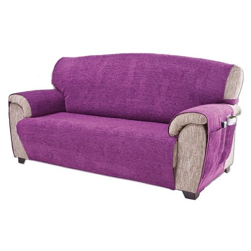 Funda sofa acolchada 3 plazas - Diezxdiez