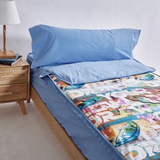 Saco Nórdico 100% Algodón Little Star 90x200 Cm (cama 90) Con Relleno Beige  con Ofertas en Carrefour