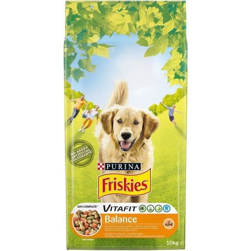Friskies Vitafit Balance Kibbles - Pollo Y Verduras Añadidos - Para Perros Adultos - 10 Kg