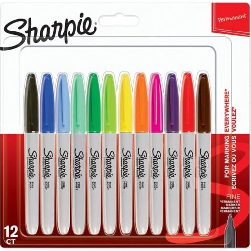 ESTUCHE 20 ROTULADORES SHARPIE FINO SURTIDOS PERMANENTE