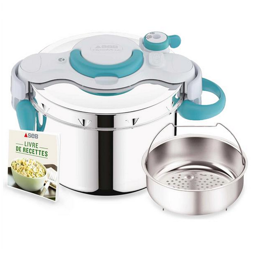 Tefal - Olla a presión 9 l CLIPSO MINUT EASY acero inoxidable