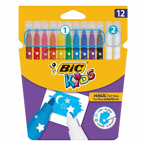 Caja 12 Rotuladores Bic Kid Couleur con Ofertas en Carrefour