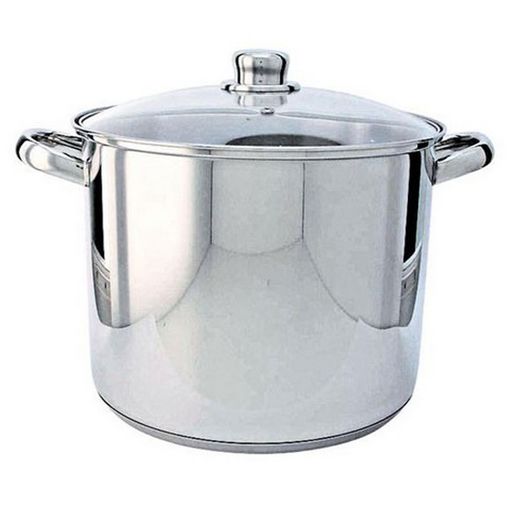 Tefal Olla De Acero Inoxidable 22cm + Tapa De Cristal - E3016104