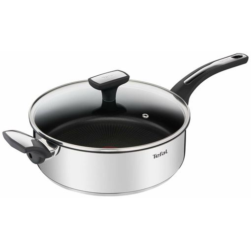 Tefal Olla De Acero Inoxidable 22cm + Tapa De Cristal - E3016104 con  Ofertas en Carrefour