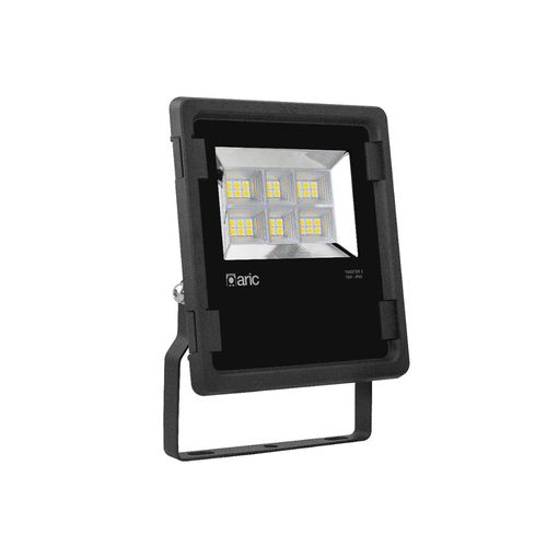 Twister 3 Led 70w 3000k Negro Foco De Exterior - Aric
