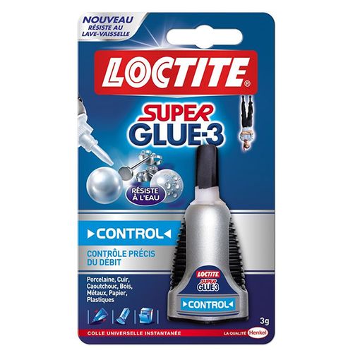 Loctite Adhesivo instantáneo Super glue-3 Control (3 g)