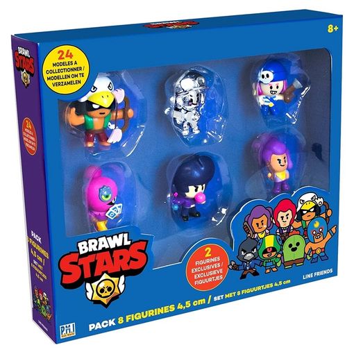 Brawl Stars caja sorpresa con 1 mini figura de personaje de 4 cm