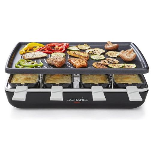 Domo Do9147g Parrilla Para Raclette Para 4 Personas - Negro con