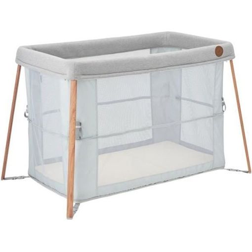 Cuna De Viaje 2 En 1 Movi Grey Wooden De Kinderkraft con Ofertas en  Carrefour