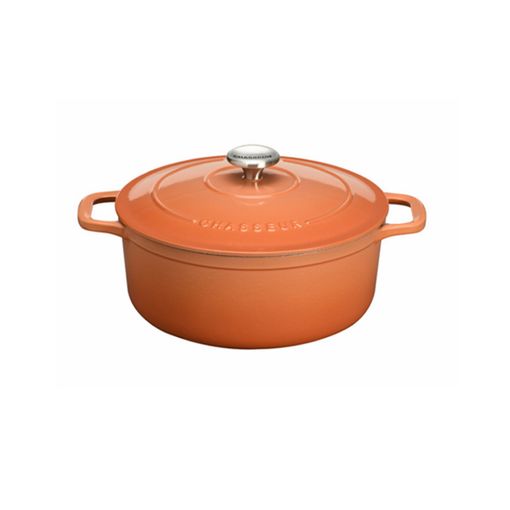 Chasseur Cacerola Redonda De Hierro Fundido 28cm Naranja