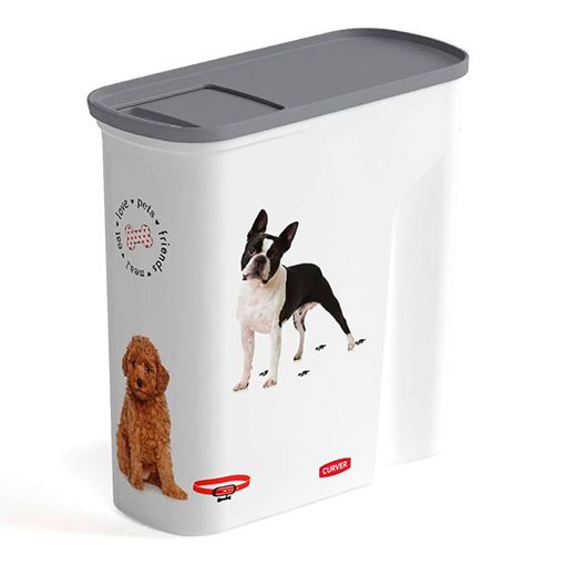 Bote de comida para mascotas Curver 794095 Blanco 35 L 12 kg