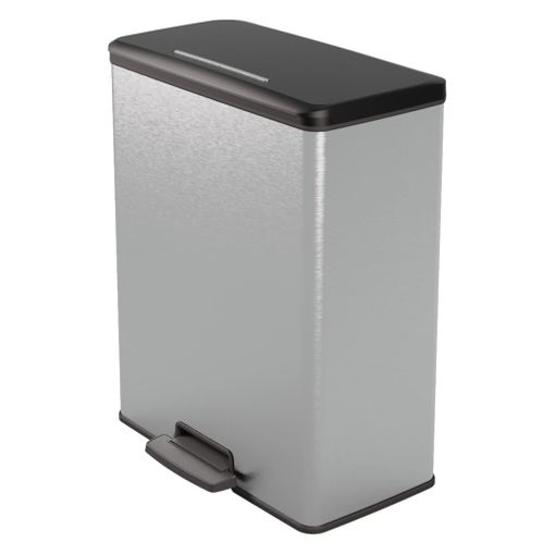 Curver – Cubo de Basura (30 L Color Plata de Gris Papelera Cubo de Basura :  : Hogar y cocina