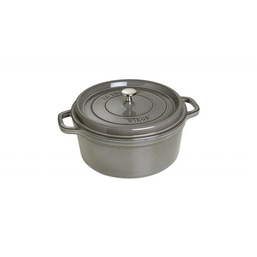 Olla De Hierro Fundido Cocotte Gourmet Tools Redonda De 22 Cm Roja