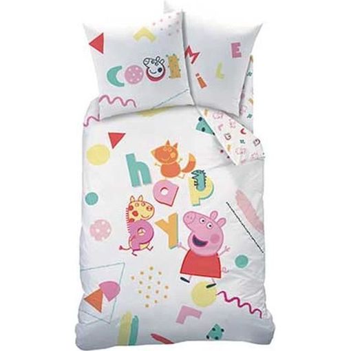 Funda Nórdica Peppa Pig + Funda De Almohada - 140 X 200 Cm - Blanco con Ofertas en Carrefour | Ofertas Carrefour