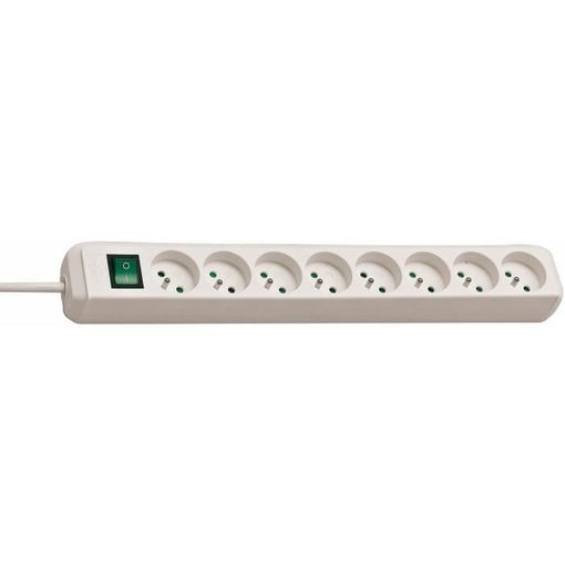 Regleta Premium-Alu-Line con interruptor 6-tomas 3m H05VV-F 3G1,5