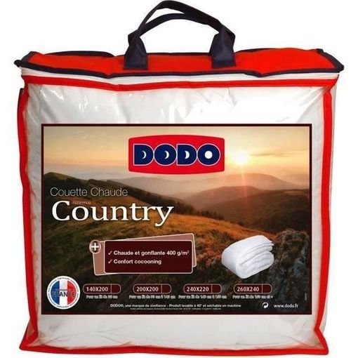 Edredón Cálido 400gr / M² País 200x200 Cm Dodo Blanco con Ofertas en  Carrefour