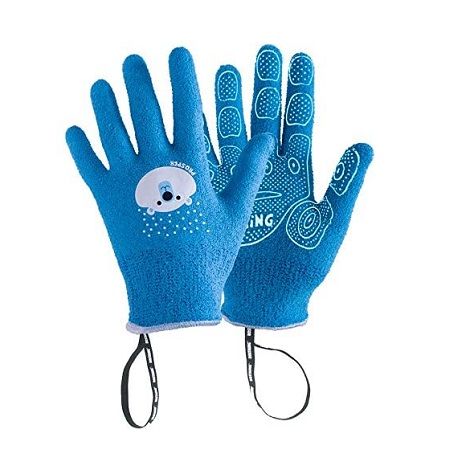 Guantes de jardinería para niños, resistentes al aceite, ligeros,  impermeables, seguros, transpirables, sin olor, duraderos