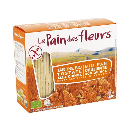 Crackers Mini Trigo Sarraceno, Sin Gluten, Bio Vegan, Le Pain Des Fleurs, 75g