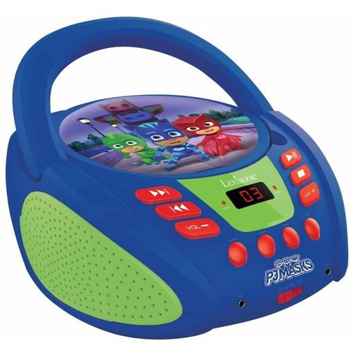 LEXIBOOK Radio reproductor infantil CD y Bluetooth Animal family